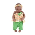 thumbnail image 2 of Muñeca de bebé de silicona negro pulgadas, juguetes para y niñas, regalos B # Hugo  juguete de la muñeca de la vida real, 2 of 8