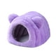 thumbnail image 1 of Cama para hámster cómoda para otoño e invierno, cueva para animales pequeños, hábitat de escondite. Púrpura, 1 of 9