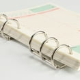 thumbnail image 6 of 5 Pcs Metal Binder Rings 3 Rings Book Rings for Notebook Diary Photo Binding, 6 of 10