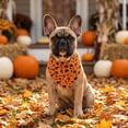 thumbnail image 5 of 1 Pcs Halloween Dog Bandanas, Triangle Dog Scarf Pumpkin Spider Bat Ghost Pet Bandana Bibs Handkerchief For Small Medium Large Dogs Puppy Halloween Holiday Birthday Party Supply, 5 of 6