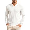 thumbnail image 2 of LONKITO Polo Shirts for Men Long Sleeve Pullover Collar Shirt Soft Comfort Casual Shirts, 2 of 6