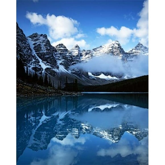 Danita Delimont PDDCN01CGU0003B Valley of Ten Peaks Lake Moraine Banff National Park Alberta Canada Poster Print by Charles Gurche, 12 x 15