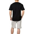 thumbnail image 5 of Bintangor Men's Short Sleeve T-Shirts 100% Cotton Crew Neck Solid Basic Tees (3 Pack) 2Black1Mazarine XXL, 5 of 7