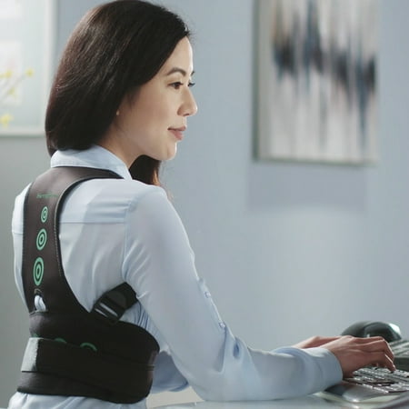 Hempvana Arrow Posture - Fully Adjustable Posture Support & Posture Corrector for Upper Body - Helps Correct Slouching, Text Neck and Hunching Over (S/M)