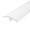 White, variant on Outwater T-Molding 1-9/16 Inch Brown Flexible Polyethylene Center Barb Tee Moulding 12 Foot Coil