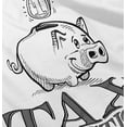 thumbnail image 5 of Cute Piggy Bank Tax Deduction Toddler Boy Girl T Shirt Infant Toddler Brisco Brands 4T, 5 of 6