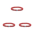thumbnail image 4 of Guardoinrt Fashionable And Comfortable Beaded Bracelets. Easy Matching For Any Style Exquisite Appearance Stone Beads Bracelets Korean pine 3Set, 4 of 6