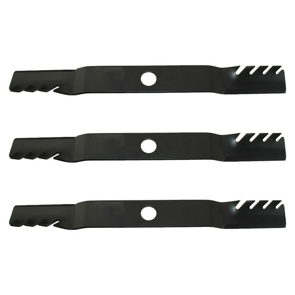 RAParts Set of 3 Heavy Duty Predator Blade Fits Kubota ZD1211 ZD1511 72" K5975-34360