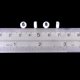 thumbnail image 5 of 200s White Round Spacer Beads 7mm perfecl Granos del espaciador de Número, 5 of 6