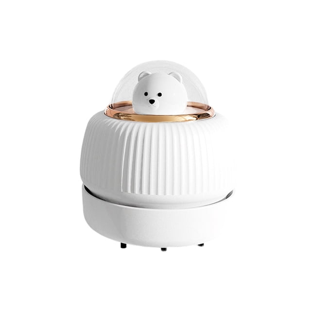 Billuyoard Vacío portátil con forma de Animal de dibujos animados alimentado por carga USB fuerte papel de succión restos de pelo de mascotas Accesorios para electrodomésticos Blanco Billuyoard HA083968-02B