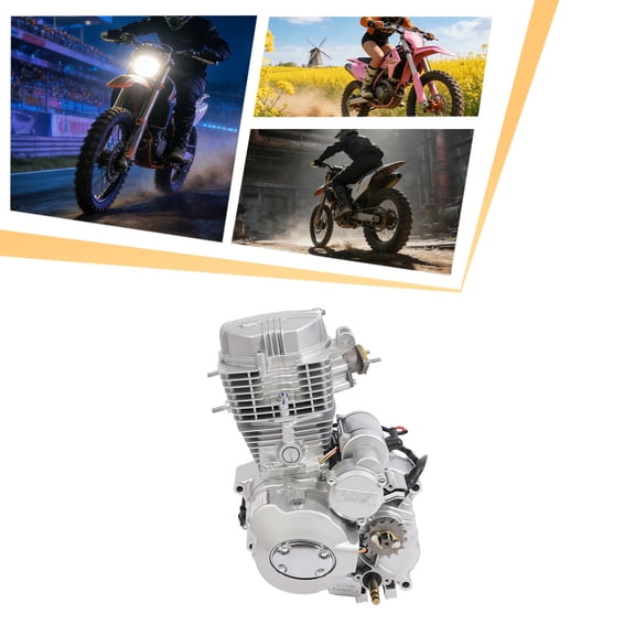 Engine Motor 200cc 250cc CG250 Engine Set 4-Stroke Air Cool Single Cylinder Vertical Motorcycle Engine Motor w/5-Speed Manual Transmission for Dirt Bike ATV-Without Reverse