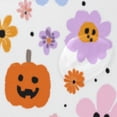 thumbnail image 4 of Bathroom Sets Curtain and Rug Sets 23.6x15.7 in Non-Slip Mat and 66x72 in Shower Curtain for Home Bath Dcor Flowers and Smiling Pumpkins, 4 of 7