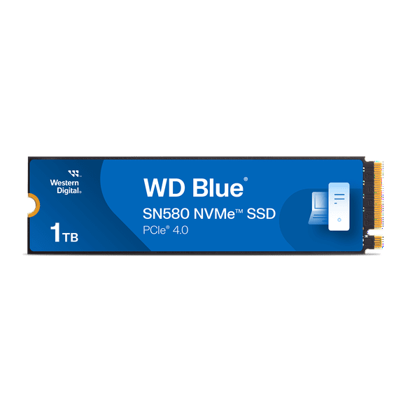 WD Blue 1TB SN580 NVMe SSD, Internal Solid State Drive - WDS100T3B0E-00CHF0