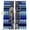 Blue, variant on Vintage Anchor Nautical Blackout Curtains for Bedroom/Living Room, Pinch Pleated Black Out Curtains, Coastal Blue Striped Room Darkening Window Drapes with Hooks 2 Panels, 59"x70"