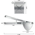 thumbnail image 6 of Sopito Potato Ricer, Stainless Steel Non-Slip Grip Mashed Potato Ricer for Commercial and Home Use 11.5" x 3.2" x 4", 6 of 9