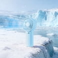 thumbnail image 6 of Cevemin Portable Handheld Fan - Battery-Powered Mini Desktop Fan with Hanging Hole for Personal Cooling at Home Office Travel Outdoor, 6 of 9