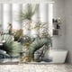 thumbnail image 4 of Cortina De Ducha Para Baño Con Estampado Abstracto De Plantas Y Flores, Cortina De Poliéster Impermeable Para Separar El Baño, Cortina De Puerta, 4 of 6