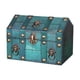 thumbnail image 3 of Cofre del tesoro, caja de almacenamiento de joyas, caja de baratijas de madera, caja organizadora de joyas, foto Verde, 3 of 9