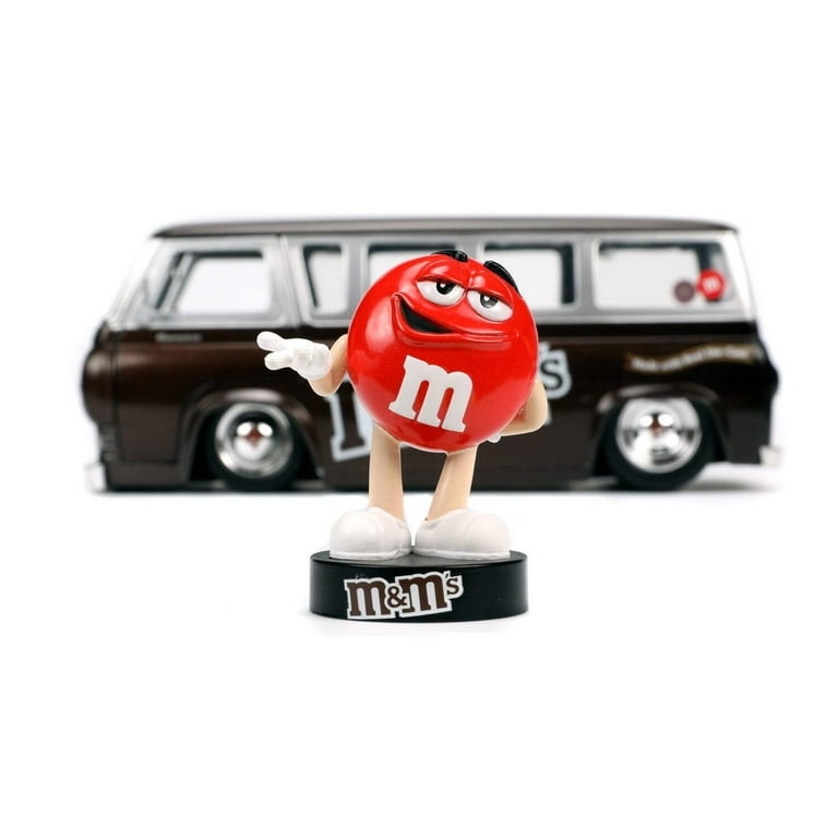 Amazon.com: Jada Toys M&Ms Red 1965 Ford Econoline Van 1:24