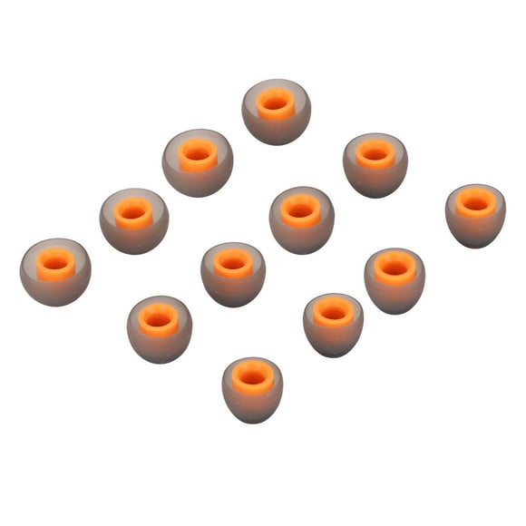 Embouts en Silicone, Riche Isolation du Bruit de Basse Remplacement Oreillettes Douces 3 Tailles pour Trou de Son de 4,5 à 6,5 Mm pour Écouteurs