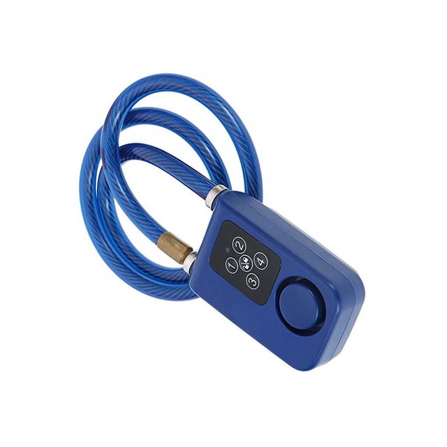 Methold Y787 Smart Alarm Lock Bloqueo de cadena antirrobo para Bike Gate APP Control Blue Electrónica