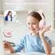 thumbnail image 3 of Auriculares para juegos rosas con micrófono para PC, computadora, iOS, Mac, PS4, PS5, Xbox One, teléfono, sonido envolvente 3D, suave, 3 of 4