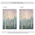 thumbnail image 4 of Yayeee Garden Flag 28" x 40" Double Sided Outdoor Yard Lawn Holiday Decorations, Night Deer, 4 of 6
