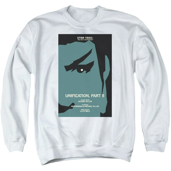 Star Trek Tng Season 5 Episode 8 Adult Crewneck Sweatshirt White