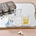 thumbnail image 7 of UDIYO Pill Box Space Saving with Cutter PC Vitamin Holder Pill Organizer for Dorm, 7 of 7