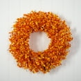 thumbnail image 4 of Nearly Natural 24in. Harvest Fall Pre-Lit Wreath with 100 Micro Dot LED Lights, 4 of 5