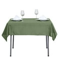 thumbnail image 3 of Efavormart 5pcs of 54x54" Moss Green Wholesale Linens Seamless Polyester Square Linen Tablecloth For Wedding Banquet Restaurant, 3 of 8