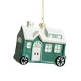 thumbnail image 3 of Pequeño colgante de Navidad, adorno colgante de Navidad, adorno de figura navideña, adorno para de Navidad para decoración de fiestas y patios Coche de la casa, 3 of 8