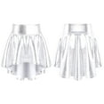 thumbnail image 4 of DPOIS Kids Girls Shiny Metallic Ballet Dance Mini Skirts, 4 of 4