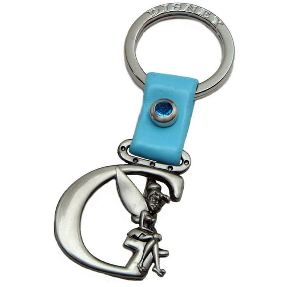 Tinker Bell Letter G Pewter Key Chain