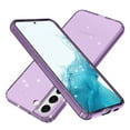 thumbnail image 2 of Dteck Clear Glitter for Samsung Galaxy S23 Plus,Military Drop Protection Sparkly Shiny Bling Slim Thin Soft Rubber Protective Phone Cover for Galaxy S23+,Purple, 2 of 6