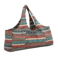 thumbnail image 3 of Bolso de la yoga, diseño aerodinámico del bolso de gran tamaño respirable del equipaje del estilo étnico del bolso de la yoga Jadeshay A, 3 of 8