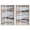 Blonde Frame, variant on Stratified Slice Duo Shadowbox Print Abstract Wall Decor Set by Art Remedy, Black Frame, 16 x 24