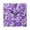 Black, variant on Swirling Purple Waves Wall Clock Square Clock Decoration Creative Clock Dual Use Black Pointer 7.78in