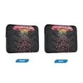 thumbnail image 7 of FORMRS 13-13.3 inch Laptop Sleeve Case Soft Carrying Quilted Computer Bag Cover, UFO with Hearts Pattern, 7 of 7