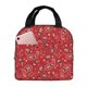 thumbnail image 1 of Easygdp Red Paisley Floral Bolsa Térmica Premium - Tela Oxford Impermeable, Gran Capacidad, Bolsillo Frontal, Unisex para Trabajo, Escuela, Actividades al Aire Libre y Picnics, 1 of 8
