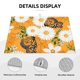 thumbnail image 3 of Fotbe White Floral and Butterflies Alfombrilla de Secado para Cocina con Estampado, 18x24 Pulgadas, 3 of 7