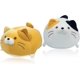 thumbnail image 1 of 2 almohadas suaves y adorables de felpa para gatitos, regalos de juguete de muñeco de peluche regordete blanco y naranja, decoración creativa para sofá cama, uso personal en el hogar y la oficina Rojo Verde Cocina, Decoración y Otros, 1 of 5