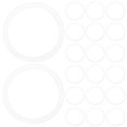 thumbnail image 1 of 20pcs Mason Jars Sealing Rings Jar Lids Silicone Rings Leakproof Jar Sealed Rings, 1 of 5