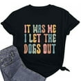 thumbnail image 2 of Qiopertar T-Shirt Graphique Mode à Manches Courtes Col Rond Décontracté Printemps et Été 2024 pour Femmes Grandes Économies de Vacances!, 2 of 6