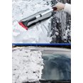 thumbnail image 4 of Ice Scraper For Cars, Windscreen Snow Scraper, Adjustable Length (42-63cm) With Foam Grip For Auto Car Suv Truck, 4 of 5