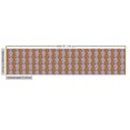 thumbnail image 3 of Geometric Upholstery Fabric by the Yard, Striped Hexagons Creative Hand-drawn Brushed Design with Sketchy Look, Decorative Fabric for DIY and Home Accents, Lavender Orange Blush by Ambesonne, 3 of 5