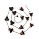 thumbnail image 5 of Cadenas de para canaletas con 12 copas, resistentes para drenaje de aleros, decorativas de metal para bajantes exteriores, techos y patios., 5 of 8