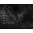 thumbnail image 3 of ArtsyQuotes 24x19 Black Modern Framed Museum Art Print Titled - Yoda Quote: Pass On, 3 of 5