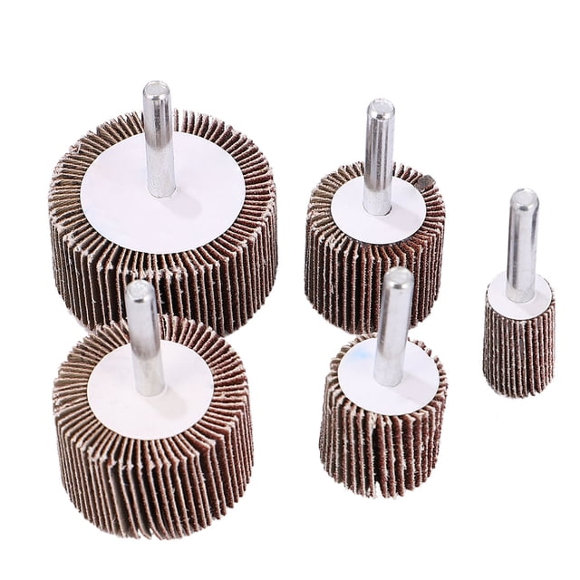 TEHAUX 10Pcs Rotary Tool Sanding Paper Grinding Tool Brown for Living Room Use