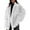 White, variant on Faux Fur Coat, Yigetop Women's Faux Coat Long Sleeve Lapel Shaggy Winter Jacket Warm Furry Open Front Outerwear Fur Jacket Beige L